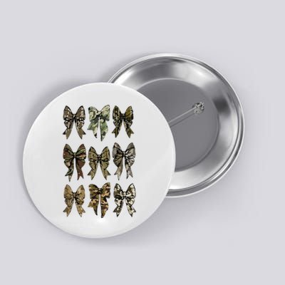 Camouflage Bow Pattern Graphic Button