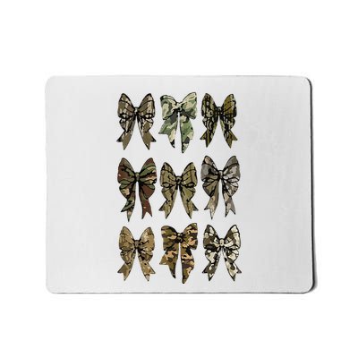 Camouflage Bow Pattern Graphic Mousepad