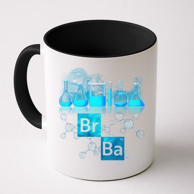 Chemistry Beakers Periodic Table Elements Br Ba Mug