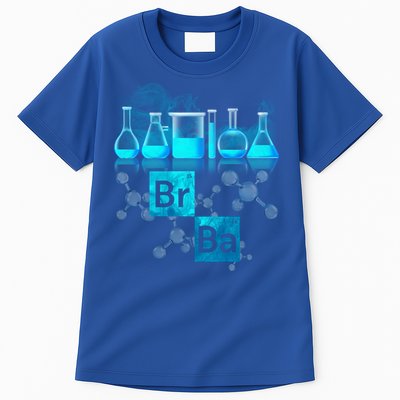 Chemistry Beakers Periodic Table Elements Br Ba Tall T-Shirt