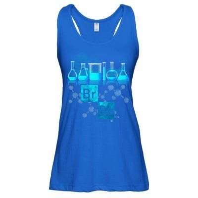 Chemistry Beakers Periodic Table Elements Br Ba Ladies Essential Flowy Tank