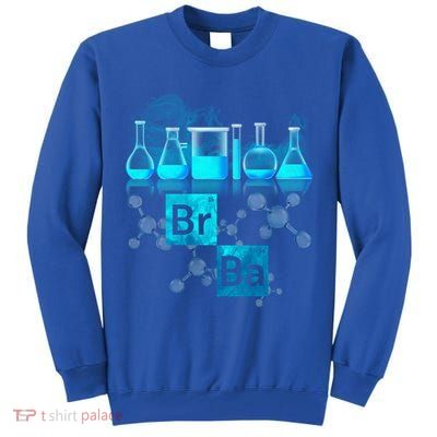 Chemistry Beakers Periodic Table Elements Br Ba Tall Sweatshirt