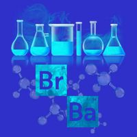 Chemistry Beakers Periodic Table Elements Br Ba Baby Bodysuit