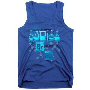 Chemistry Beakers Periodic Table Elements Br Ba Tank Top