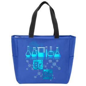 Chemistry Beakers Periodic Table Elements Br Ba Zip Tote Bag