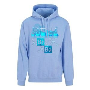 Chemistry Beakers Periodic Table Elements Br Ba Unisex Surf Hoodie