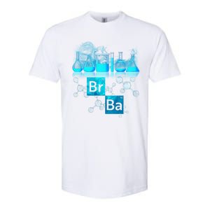 Chemistry Beakers Periodic Table Elements Br Ba Softstyle CVC T-Shirt