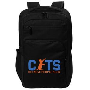 Cats Because People Suck Impact Tech Backpack