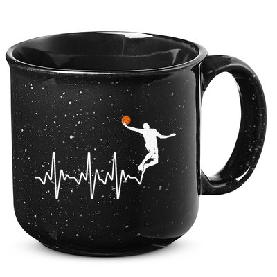 Cool Basketball Player Design For  Basketball Lover 15oz Campfire Ceramic Mug