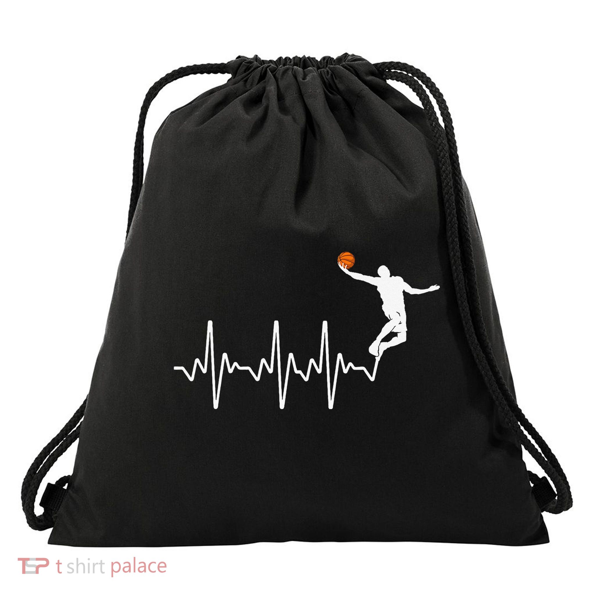 Cool Basketball Player Design For  Basketball Lover Drawstring Bag
