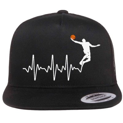 Cool Basketball Player Design For  Basketball Lover Flatbill Hat