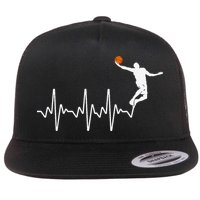 Cool Basketball Player Design For  Basketball Lover Flat Bill Trucker Hat