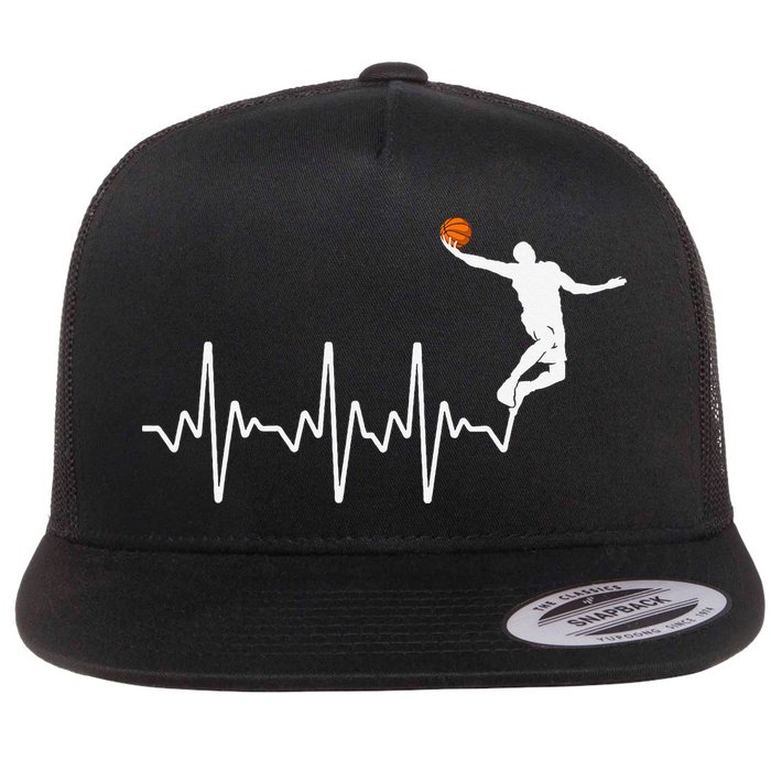 Cool Basketball Player Design For  Basketball Lover Flat Bill Trucker Hat