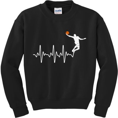 Cool Basketball Player Design For  Basketball Lover Kids Sweatshirt