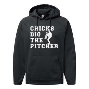 Catcher Because Pitchers Need Heroes Too Baseball Performance Fleece Hoodie