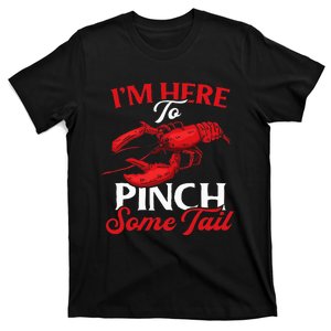 Crawfish Boil Party Pinching Fun Crayfish Tail Pincher T-Shirt