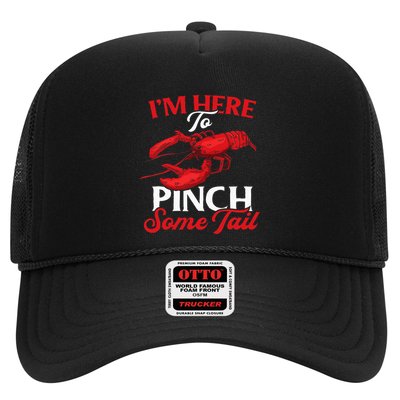 Crawfish Boil Party Pinching Fun Crayfish Tail Pincher Trucker Hat