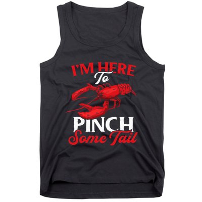 Crawfish Boil Party Pinching Fun Crayfish Tail Pincher Tank Top