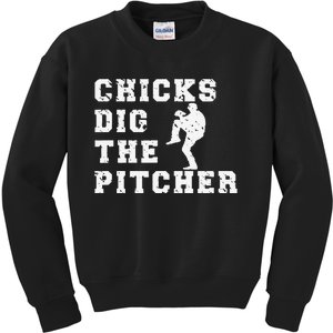 Catcher Because Pitchers Need Heroes Too Baseball Kids Sweatshirt