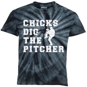 Catcher Because Pitchers Need Heroes Too Baseball Kids Tie-Dye T-Shirt