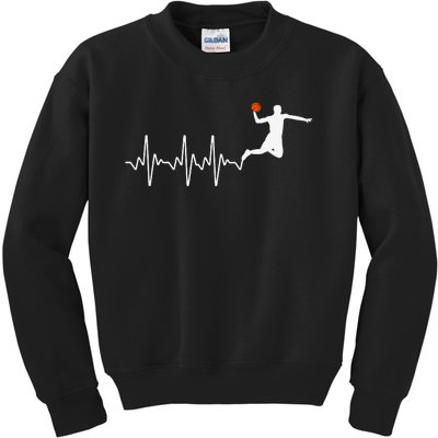 Cool Basketball Player Design For Basketball Lover Kids Sweatshirt