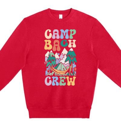 Camping Bridal Party Camp Bachelorette Camp Bach Crew Premium Crewneck Sweatshirt