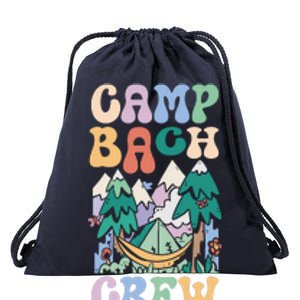 Camping Bridal Party Camp Bachelorette Camp Bach Crew Drawstring Bag