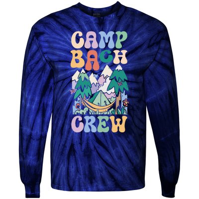 Camping Bridal Party Camp Bachelorette Camp Bach Crew Tie-Dye Long Sleeve Shirt