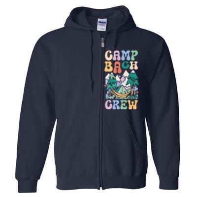 Camping Bridal Party Camp Bachelorette Camp Bach Crew Full Zip Hoodie