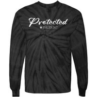 CHRISTIAN BIBLE PSALMS 347 PROTECTED Tie-Dye Long Sleeve Shirt