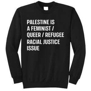 Cory Booker Palestine Is A Feminist Queer Refugee Racial Justice Issue Sweatshirt