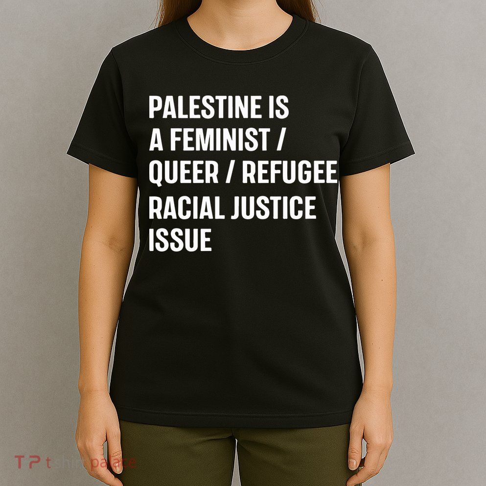 Cory Booker Palestine Is A Feminist Queer Refugee Racial Justice Issue T-Shirt