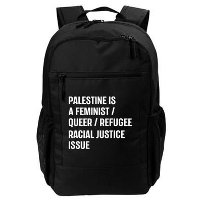 Cory Booker Palestine Is A Feminist Queer Refugee Racial Justice Issue Daily Commute Backpack