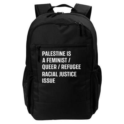 Cory Booker Palestine Is A Feminist Queer Refugee Racial Justice Issue Daily Commute Backpack