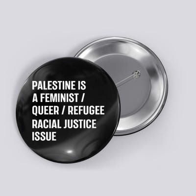 Cory Booker Palestine Is A Feminist Queer Refugee Racial Justice Issue Button