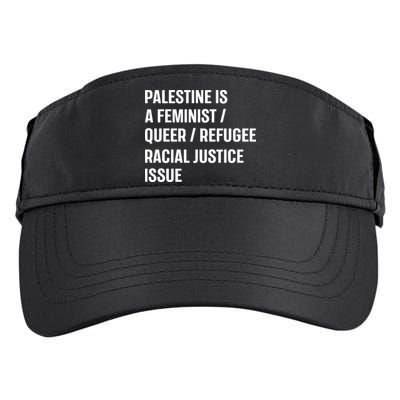 Cory Booker Palestine Is A Feminist Queer Refugee Racial Justice Issue Adult Drive Performance Visor