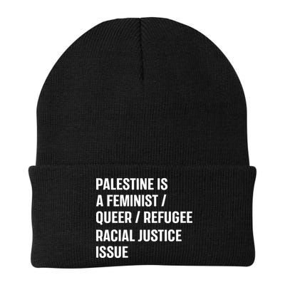 Cory Booker Palestine Is A Feminist Queer Refugee Racial Justice Issue Beanie