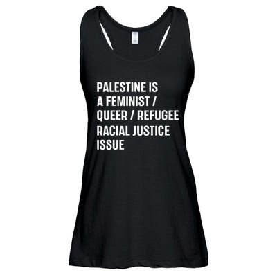 Cory Booker Palestine Is A Feminist Queer Refugee Racial Justice Issue Ladies Essential Flowy Tank