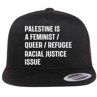 Cory Booker Palestine Is A Feminist Queer Refugee Racial Justice Issue Flatbill Hat
