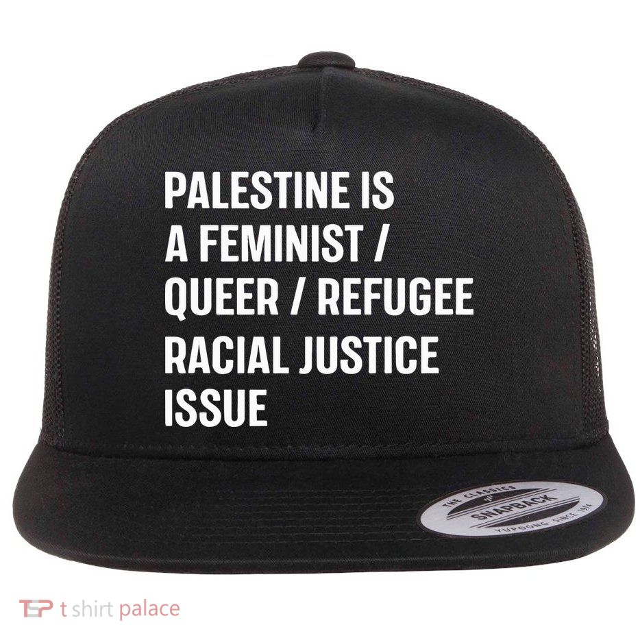 Cory Booker Palestine Is A Feminist Queer Refugee Racial Justice Issue Flatbill Hat