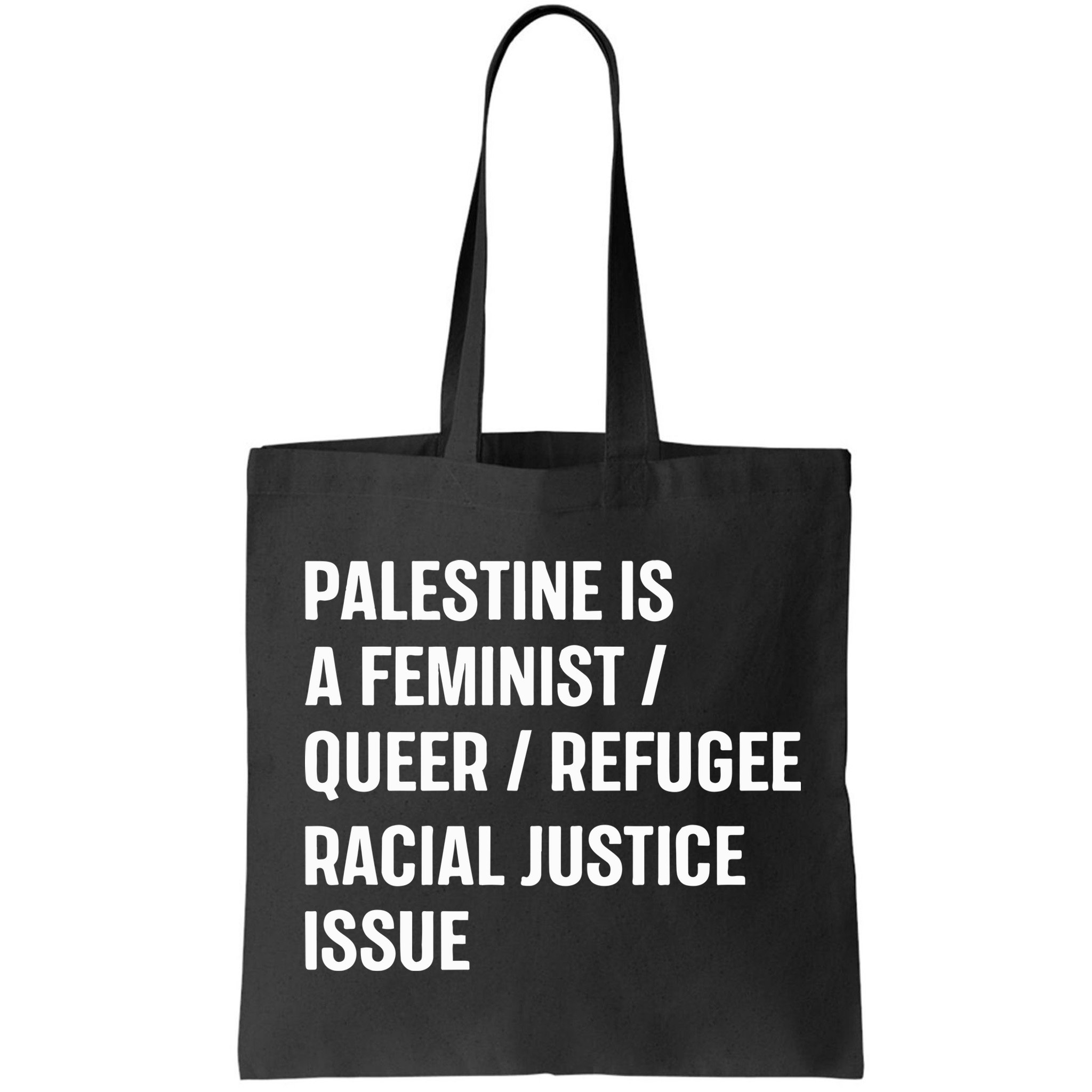 Cory Booker Palestine Is A Feminist Queer Refugee Racial Justice Issue Bag