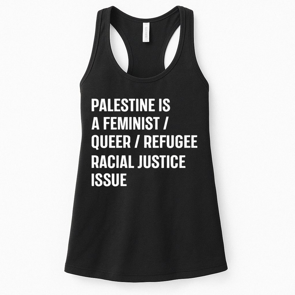 Cory Booker Palestine Is A Feminist Queer Refugee Racial Justice Issue Womens Tank Top