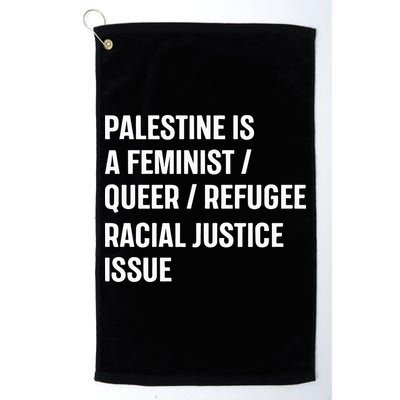 Cory Booker Palestine Is A Feminist Queer Refugee Racial Justice Issue Golf Towel