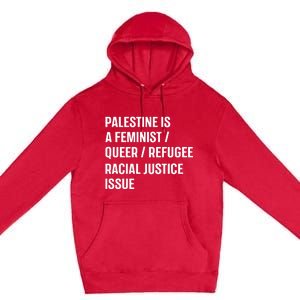 Cory Booker Palestine Is A Feminist Queer Refugee Racial Justice Issue Premium Pullover Hoodie