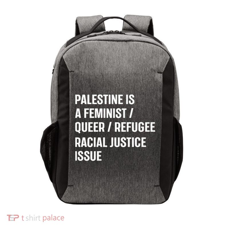 Cory Booker Palestine Is A Feminist Queer Refugee Racial Justice Issue Vector Backpack