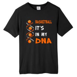 Cute Basketball Playing Basketball Is In My Dna Basketball Lover Tall Fusion ChromaSoft Performance T-Shirt