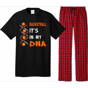 Cute Basketball Playing Basketball Is In My Dna Basketball Lover Pajama Set