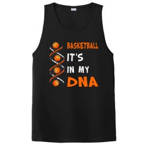 Cute Basketball Playing Basketball Is In My Dna Basketball Lover PosiCharge Competitor Tank