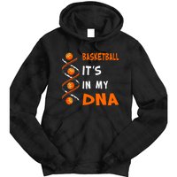 Cute Basketball Playing Basketball Is In My Dna Basketball Lover Tie Dye Hoodie