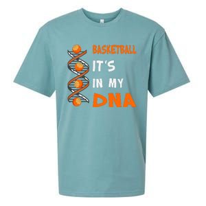 Cute Basketball Playing Basketball Is In My Dna Basketball Lover Sueded Cloud Jersey T-Shirt